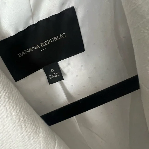 White Banana Republic Blazer - Picture 5 of 6